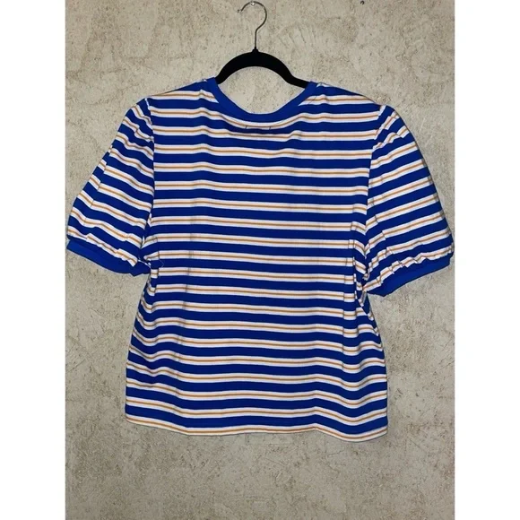 US Polo Association Striped Short Sleeve Women's Top - Picture 4 of 6